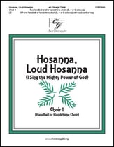 Hosanna, Loud Hosanna Handbell sheet music cover